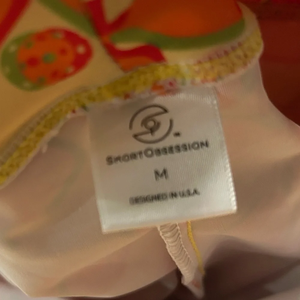 Skort Obsession Pickleball Print Skort Athletic Tennis Skirt Built-In Shorts M - Picture 2 of 5